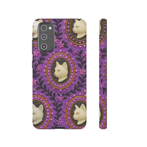 Baroque Cat Cameo Phone Case